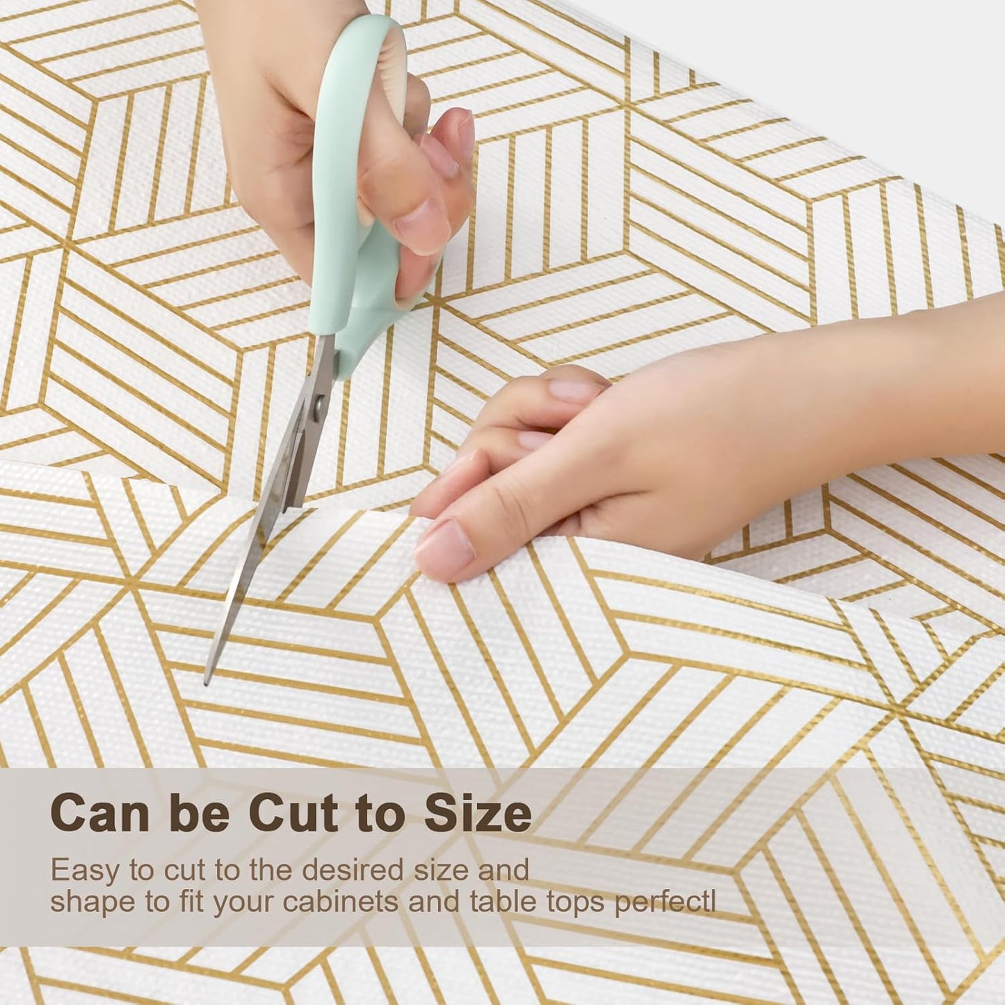 OcePor Non-Adhesive Drawer and Shelf Liner 12IN x 20FT，Non Slip Cabinet and Cupboard Liner, Kitchen Cabinet Liners for Shelves, Waterproof Drawer Shelf Liners for Cabinets/Bathroom Cupboard