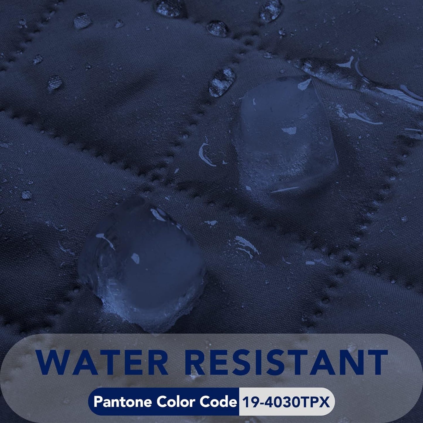 PureFit Reversible Quilted Sofa Cover, Water Resistant Medium Slipcover Furniture Protector, Washable Couch Cover with Non Slip Foam and Elastic Straps for Kids, Dogs, Pets (Loveseat, Navy/Ivory)