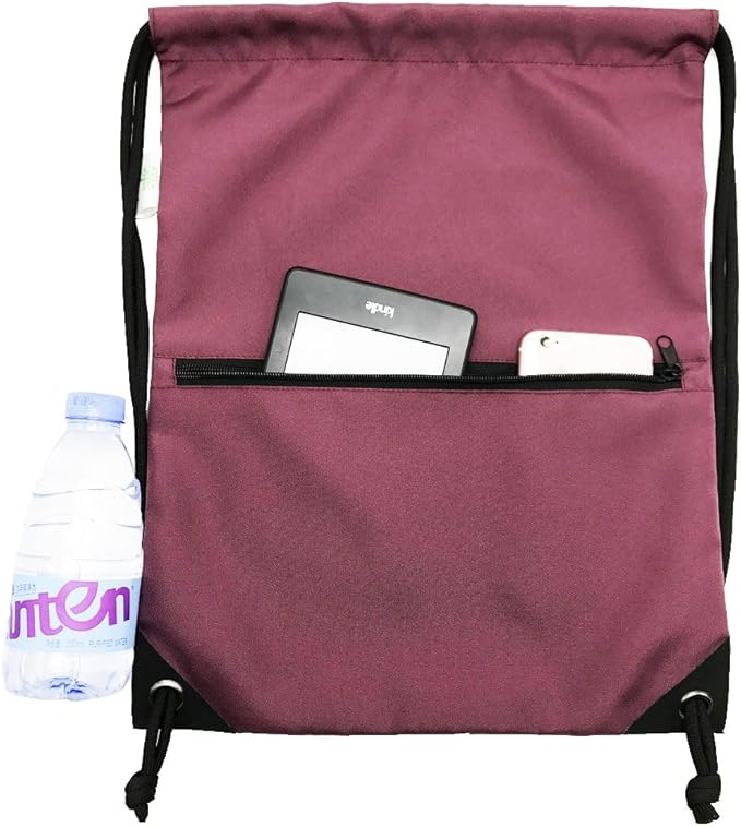 HOLYLUCK Drawstring Backpack Bag Sport Gym Sackpack