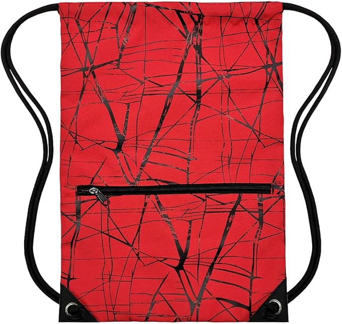 HOLYLUCK Drawstring Backpack Bag Sport Gym Sackpack