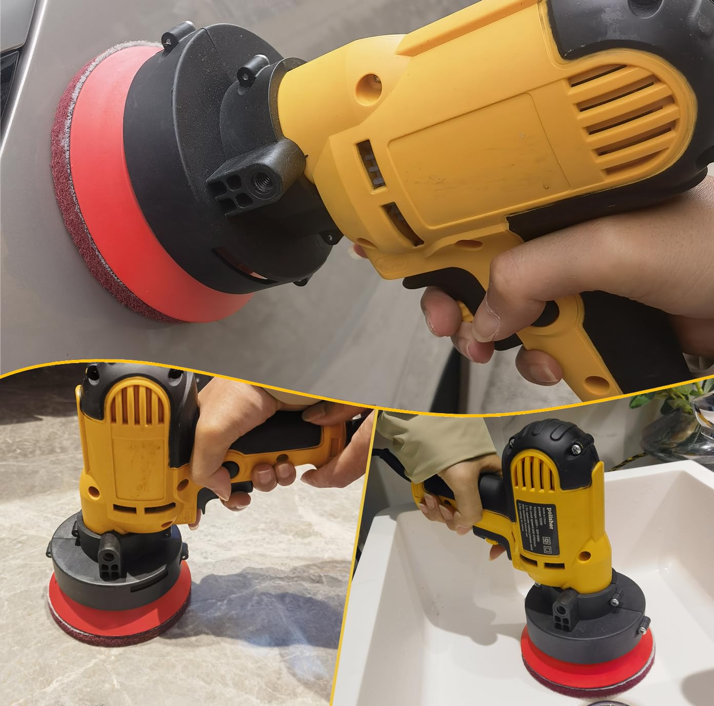 10 Pack 5 Inch 800 Grits Multipurpose Scrubber Scouring Pads Hoop and Loop Flocking Scuff Pads -Scuff Pads Conditioning Discs Polishing Pad for Furniture Automotive Cleaning, Rust Removal