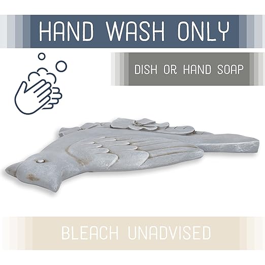 NAT & Jules Animal Character Shaped Dimensional Indoor Outdoor 11 inch Cast Resin Decorative Garden Stepping Stone, Patio, Walkway Sculpture Yard Art, Stone Grey Cardinal