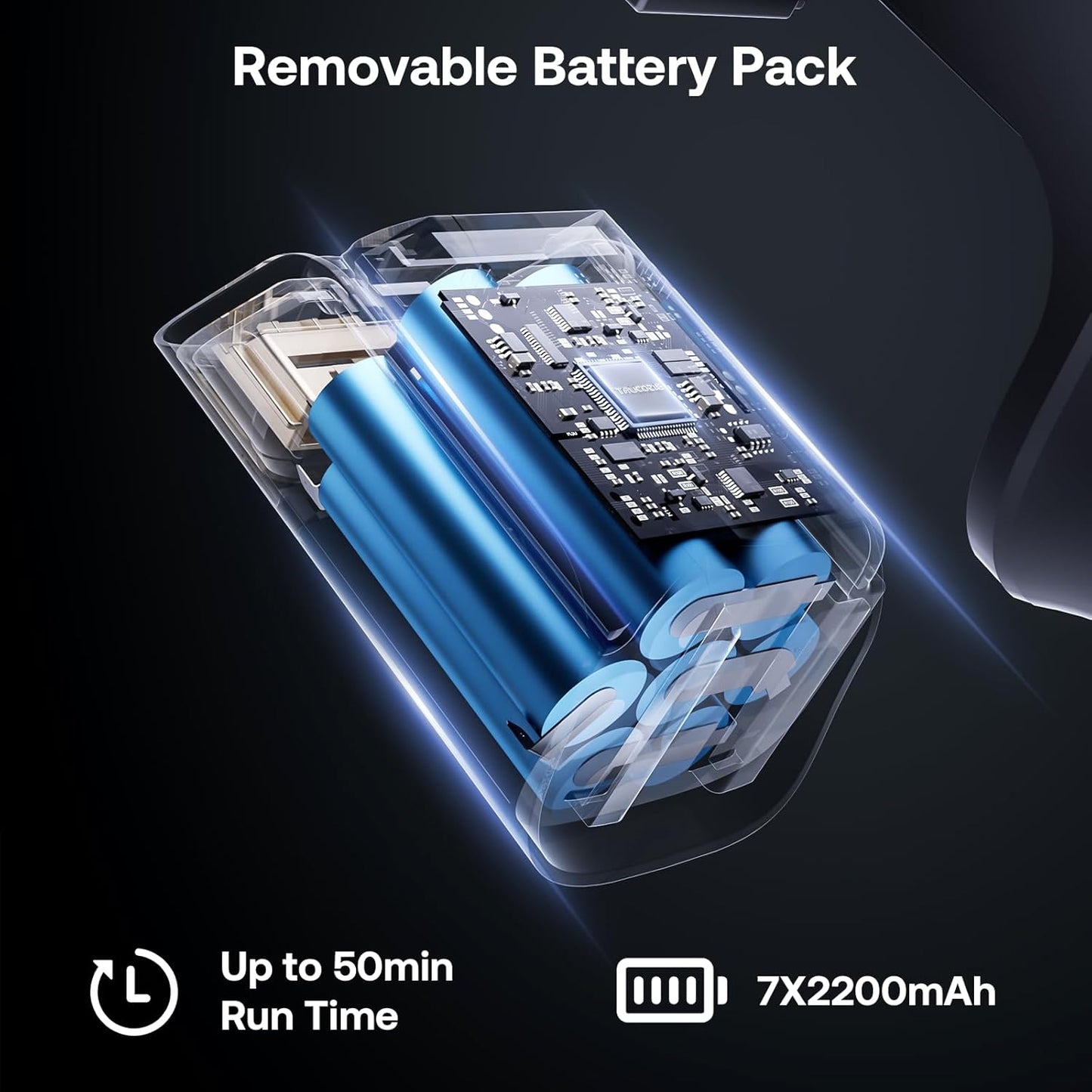 Trucozie Cordless Vacuum Cleaner with Self-Standing, 50 mins Runtime Lightweight Vacuum Cleaner with Powerful Suction, Anti-Tangle Cordless Vacuum Versatile for Hard Floor/Carpet/Pet Hair,Pink