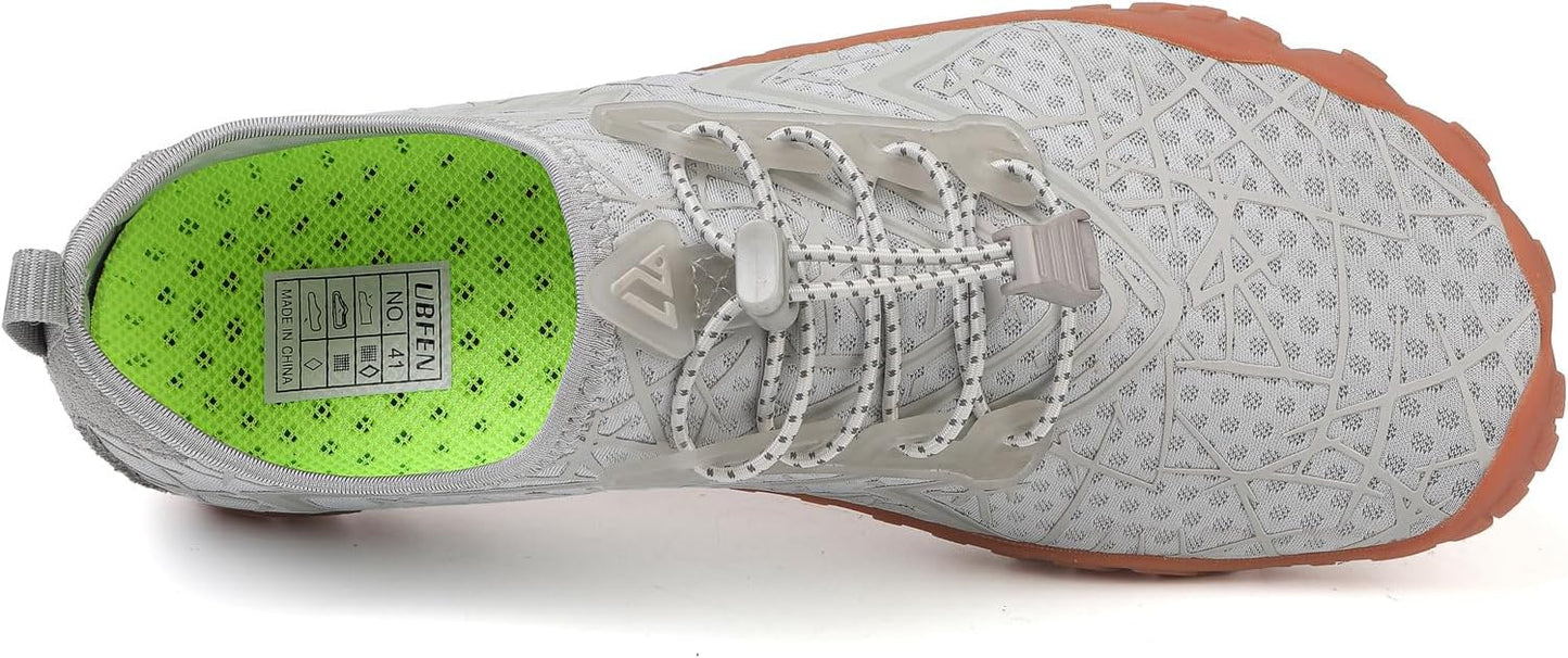 UBFEN Water Shoes Aqua Swim Shoes Mens Womens Beach Sports Quick Dry Barefoot for Boating Fishing Diving Surfing