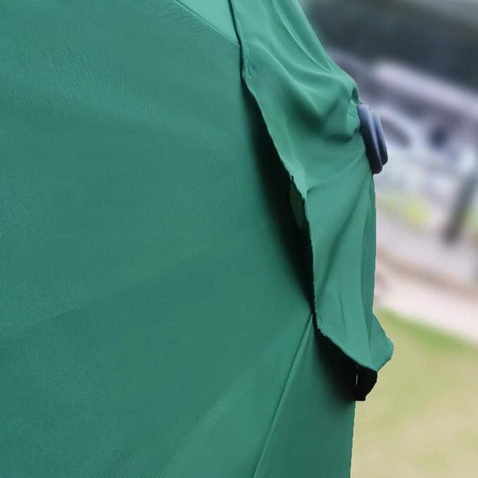 Sunnyglade 9' Patio Umbrella Outdoor Table Umbrella with 8 Sturdy Ribs (Dark Green)