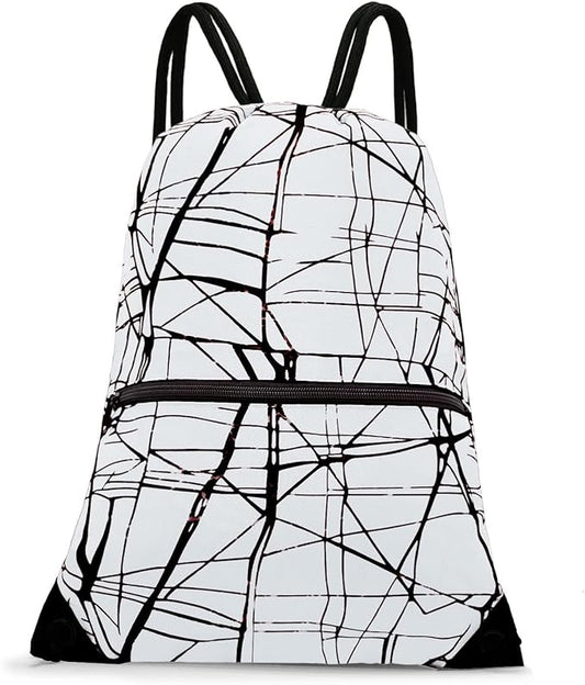 HOLYLUCK Drawstring Backpack Bag Sport Gym Sackpack