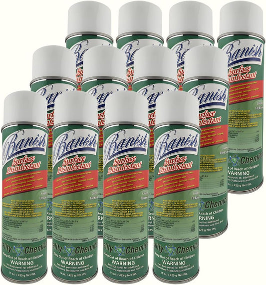 Banish Disinfectant Spray-Case of 12