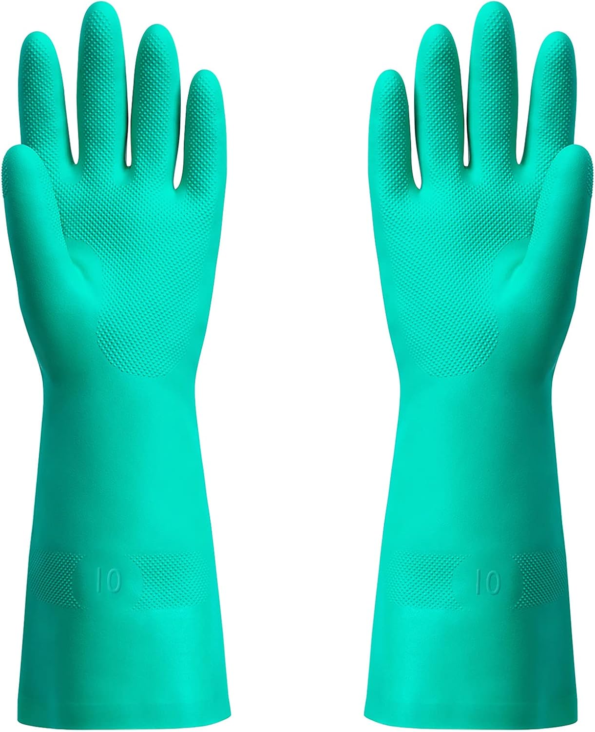 ThxToms Chemical Resistant Nitrile Gloves,Resist Household Acid, Alkali, Solvent and Oil, Latex Rubber Free, 1 Pair Extra Large