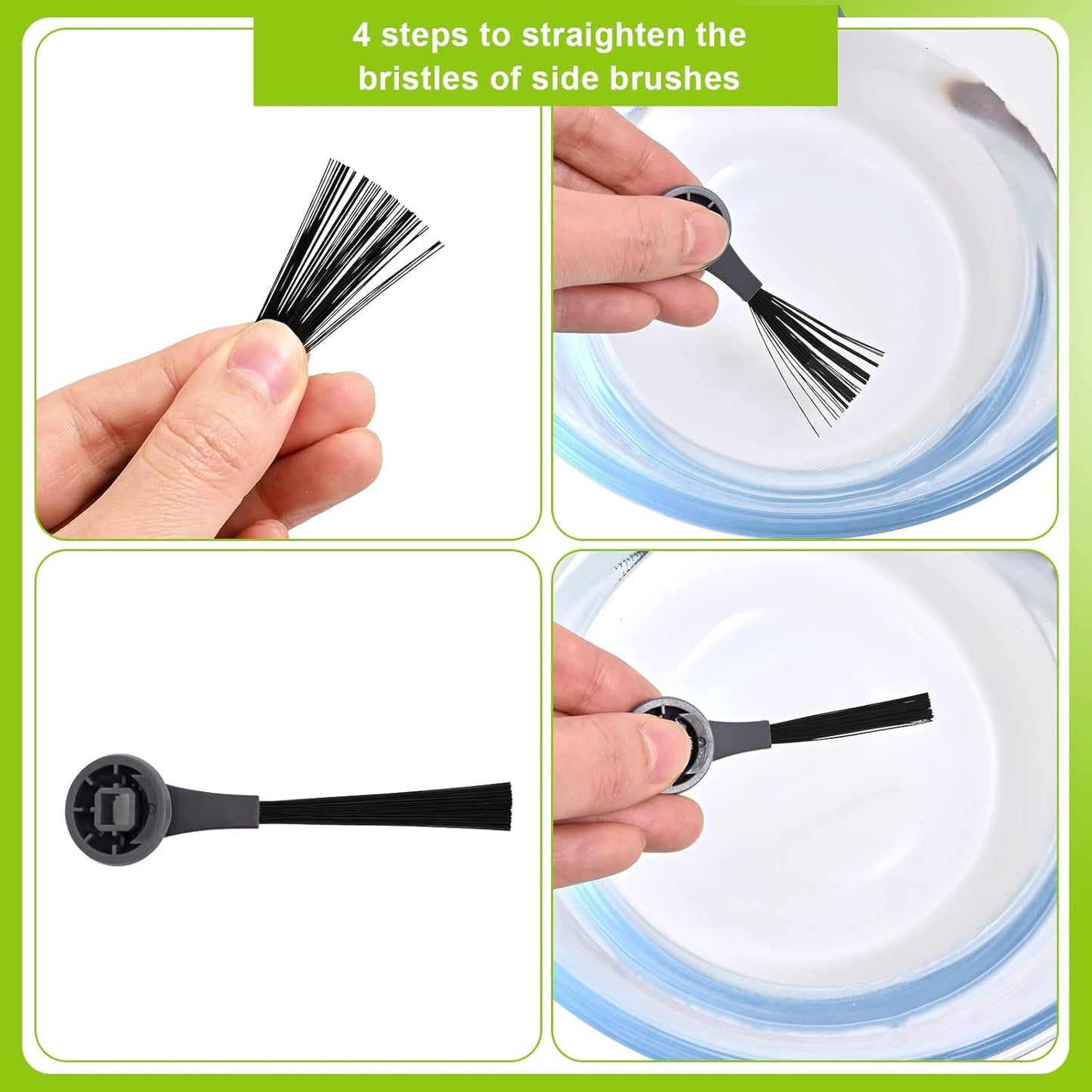 Replacement Parts Kit for Shark AV911S RV912S RV913S AV1002AE IQ R101AE (RV1001AE),IQ R101 (RV1001) Robot Vacuum Cleaner