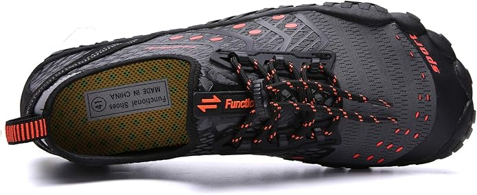 UBFEN Water Shoes Aqua Swim Shoes Mens Womens Beach Sports Quick Dry Barefoot for Boating Fishing Diving Surfing