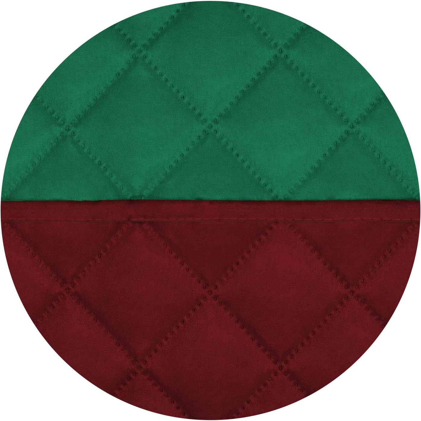 PureFit Reversible Quilted Sofa Cover, Water Resistant Slipcover Furniture Protector, Washable Couch Cover with Non Slip and Elastic Straps for Kids, Dogs, Pets (XX Large, Green/Red)