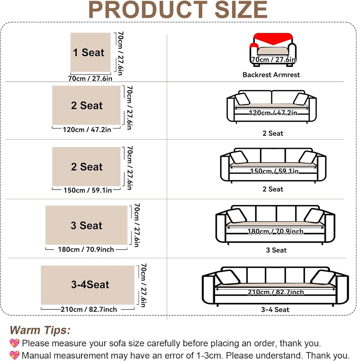 OTOB All Season Couch Cover for Dogs Washable, Non Slip Fuzzy Plush Pet Couch Covers Kids Pet Friendly, Geometric Jacquard Modern Soft Loveseat Sofa Slipcovers Protectors (White, 27.6"x59.1")