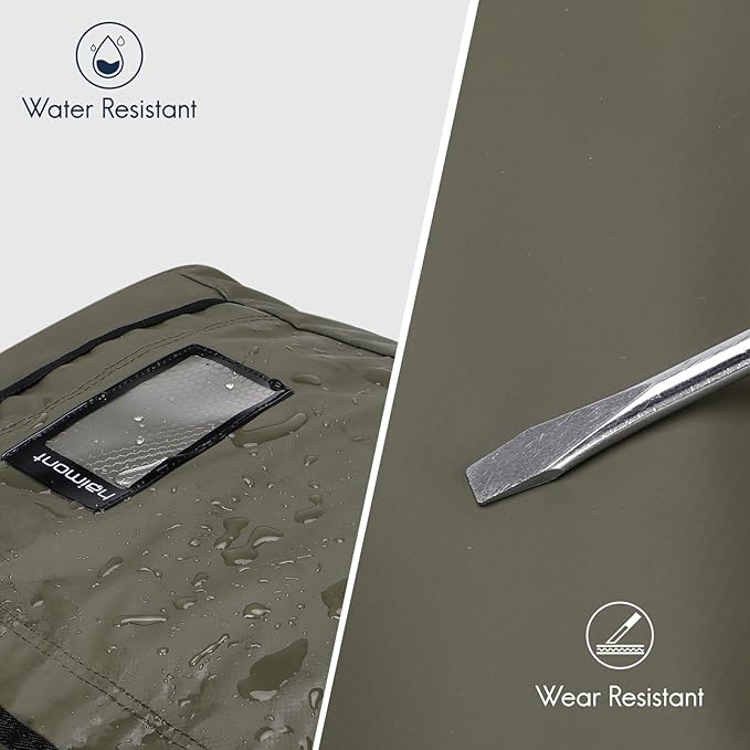 Haimont Large Duffle Bag for Men Women, Convertible Duffel Backpack, Heavy Duty Back Pack for Travel, Outdoor, Camping Hiking, Army Green 90L