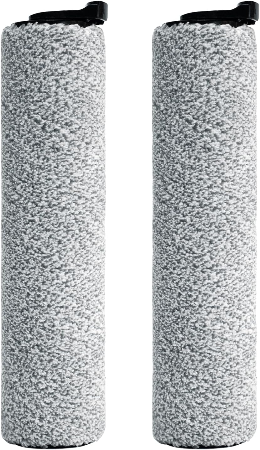 keluke Roller Brush Replacement Compatible with Tineco iFloor 3,Floor One S3, iFloor 2 Cordless Vacuum Cleaner, Replacement Parts Include 2 Brush Rollers