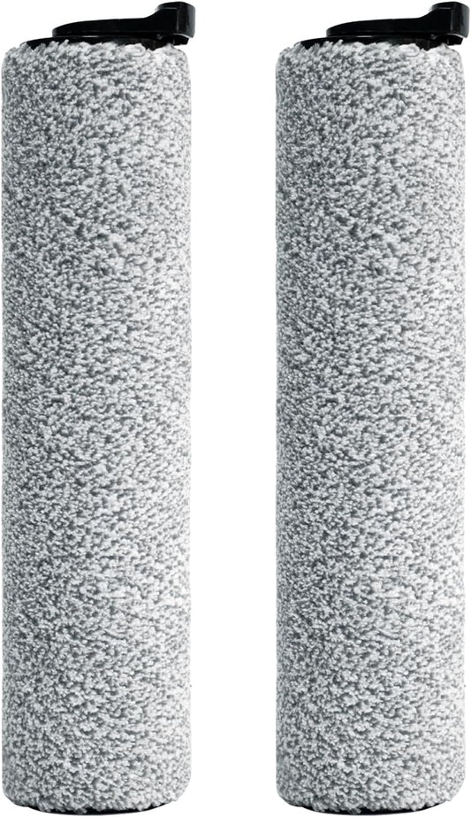 keluke Roller Brush Replacement Compatible with Tineco iFloor 3,Floor One S3, iFloor 2 Cordless Vacuum Cleaner, Replacement Parts Include 2 Brush Rollers