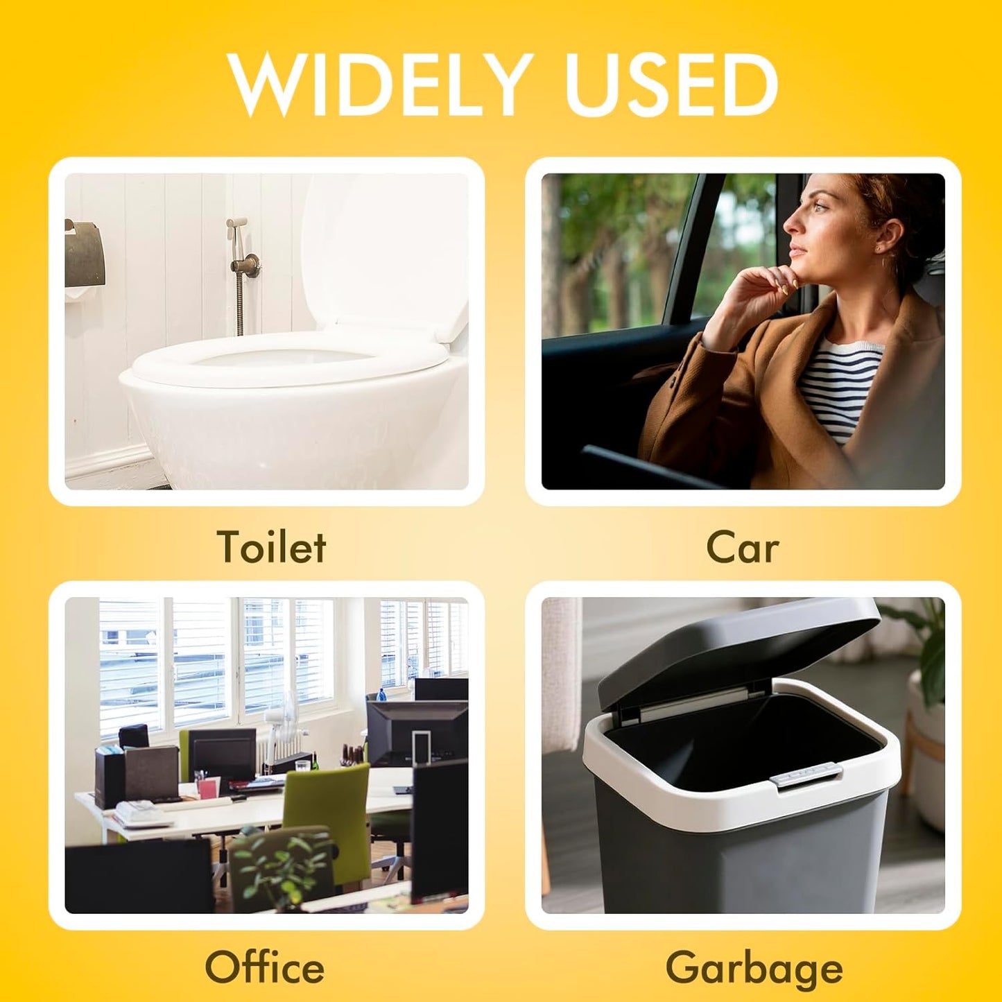 Travel Size Toilet Spray, Air Freshener Spray for Bathroom Deodorizer, Travel Essentials Variety - Lemon, Lavender, Vanilla, Peony, Eucalyptus