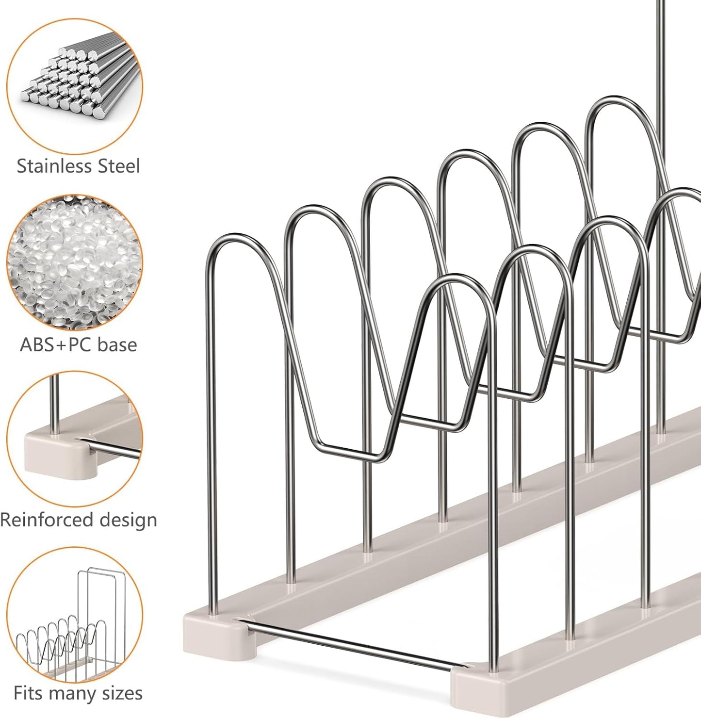 Reusable Bag Drying Rack,Silicone Bag Drying Rack,Plastic Bags Dryer Rack,Dryer Rack for Silicone Storage Bags,Draining Stand Holder for Cups,Bottles,Pan Lid&Cutting Board Organizer