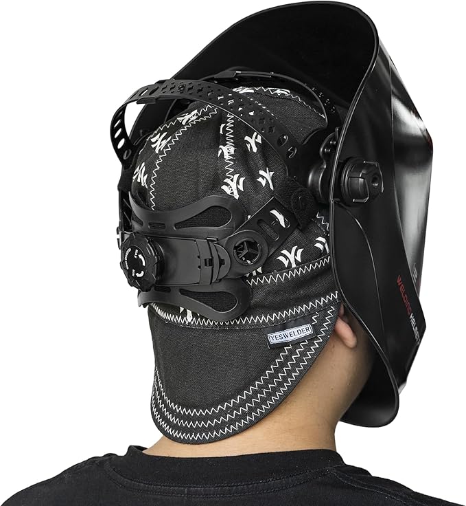 YESWELDER Welding Cap, YesWelder Style 7-1/4", Heat-Resistant Reversible Protective Welders Cap
