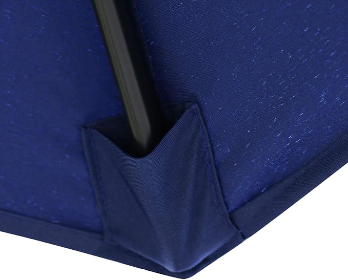 Sunnyglade 9' Patio Umbrella Outdoor Table Umbrella with 8 Sturdy Ribs (Navy Blue)
