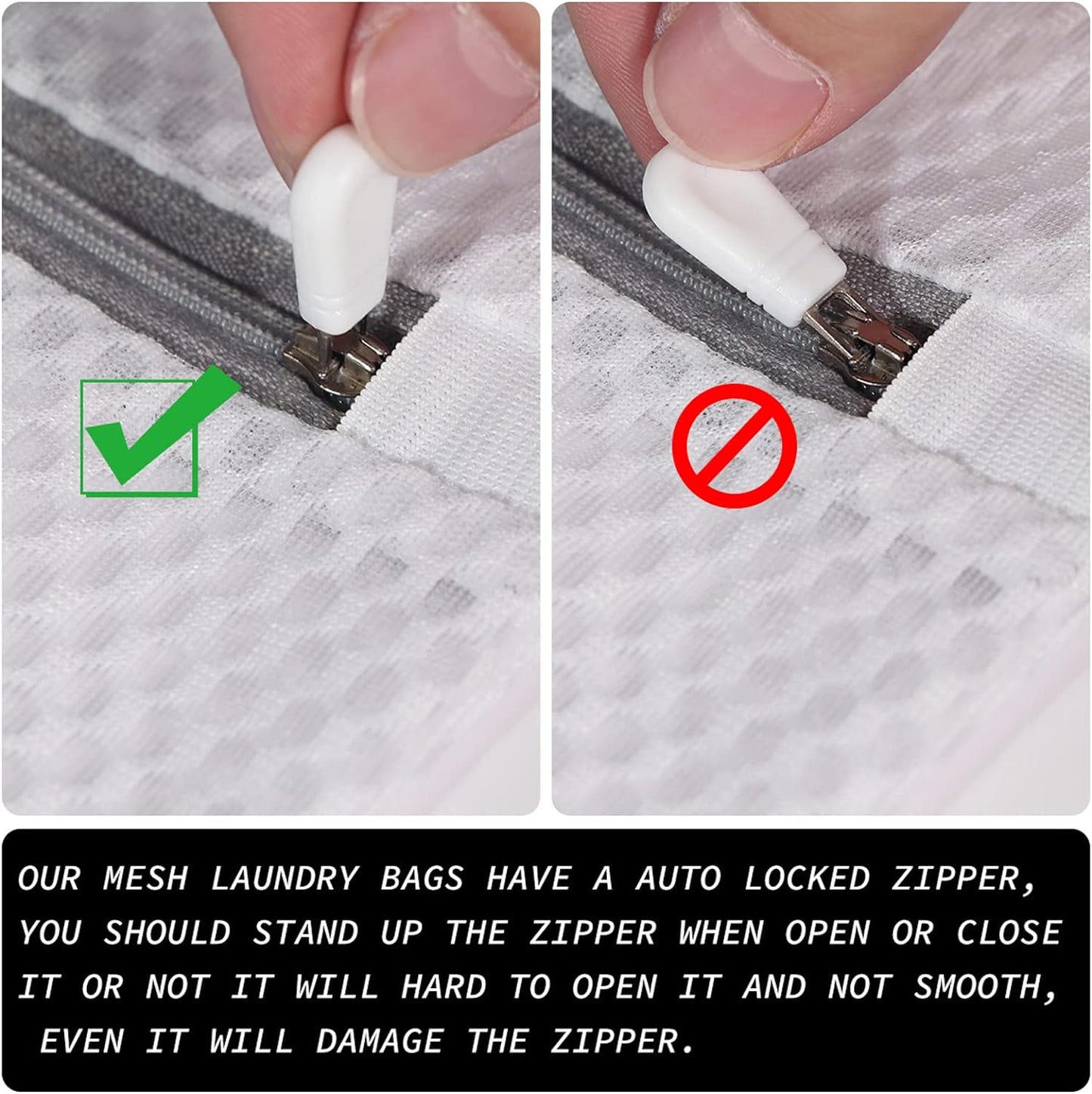 3Pcs Durable Honeycomb Mesh Laundry Bags for Delicates 125gsm Net Fabric Durable and Reusable Delicate Wash Bag,Organization Bag for Lingerie,Sock,12 x 16 Inches(3 Medium)