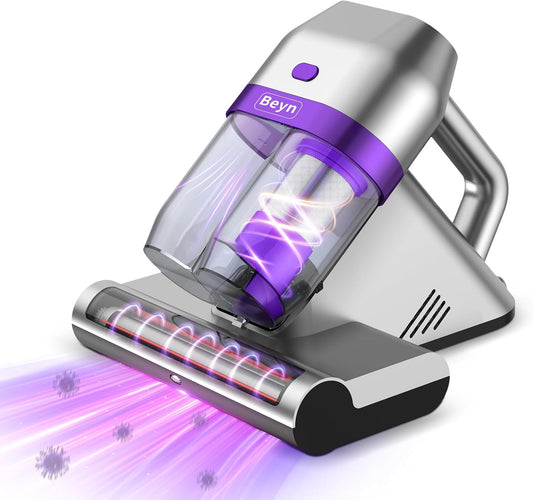 Bed Vacuum Cleaner, Mattress Vacuum Cleaner with UV & Ultrasonic, 16Kpa Suction Handheld Bed Vacuums with High Heating Tech, Effectively Clean Up Bed, Sofas, Pillows, Carpets, 500W(Corded)