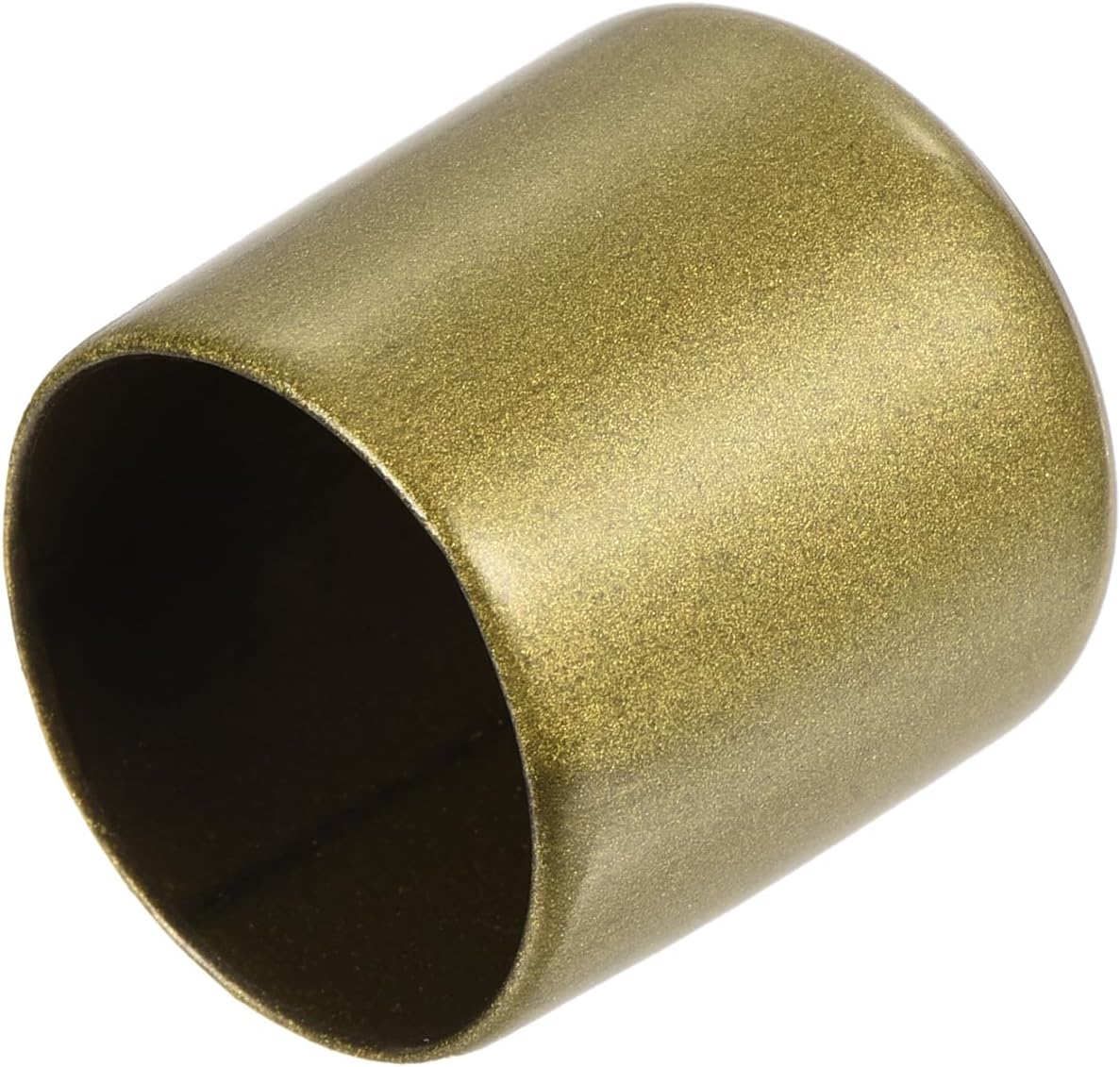 uxcell 20pcs Rubber End Caps 29mm ID Vinyl Round Tube Bolt Cap Cover Thread Protectors Gold