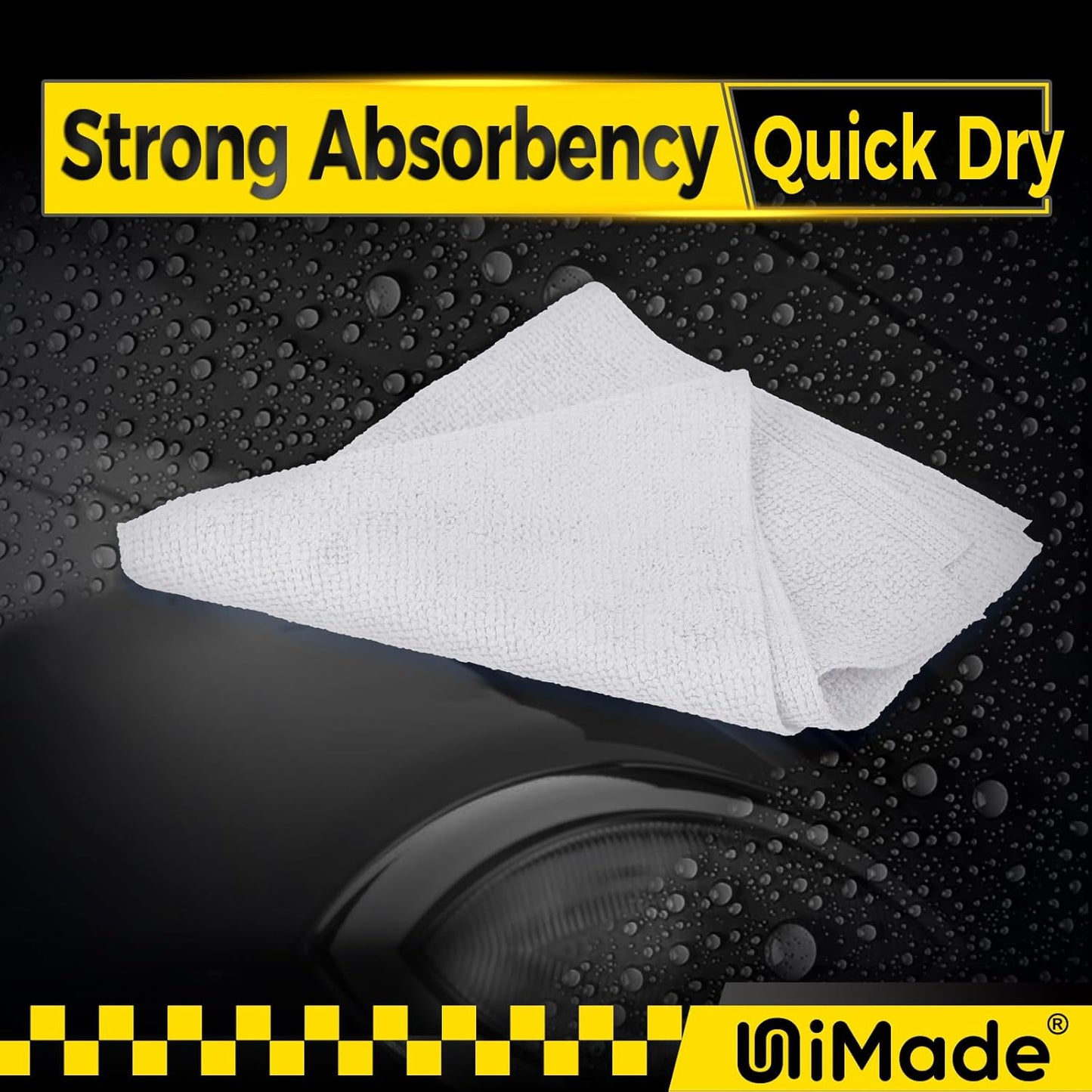 Shop Towels, 240 Pack Commercial Grade Work Rags Microfiber Towel for Cars Cleaning Rags Bulk Detailing Cloth for Automotive Bar Mechanic Restaurant Garage Housekeeping, 11.5"x 11.5", White