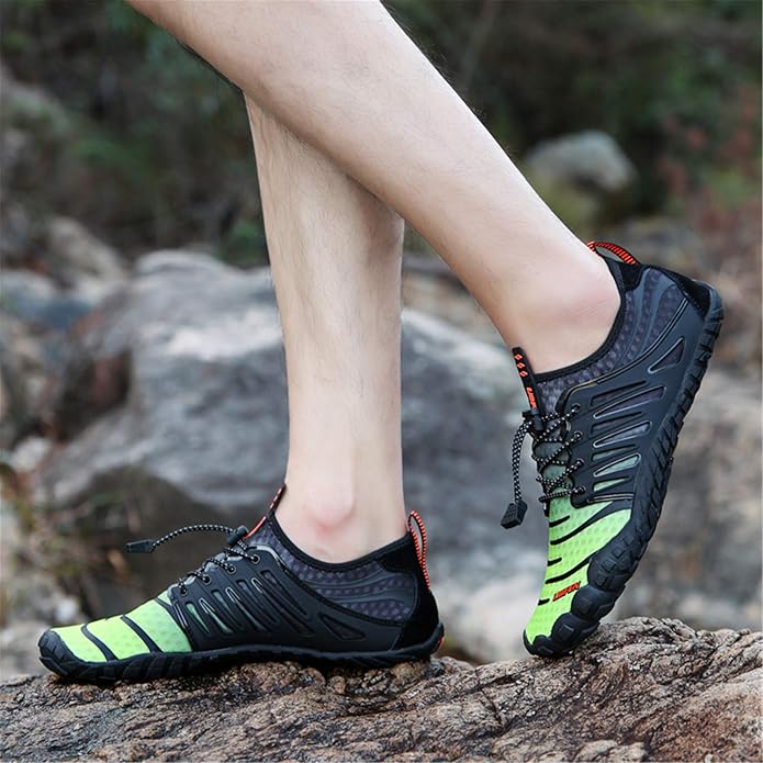 UBFEN Water Shoes Aqua Swim Shoes Mens Womens Beach Sports Quick Dry Barefoot for Boating Fishing Diving Surfing