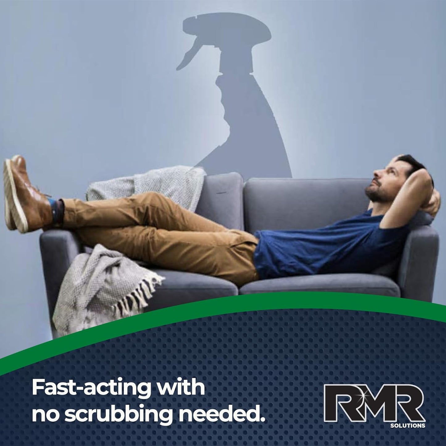 RMR-86 Instant Mold and Mildew Stain Remover Spray - Scrub Free Formula, 4 Pack - 1 Gallon