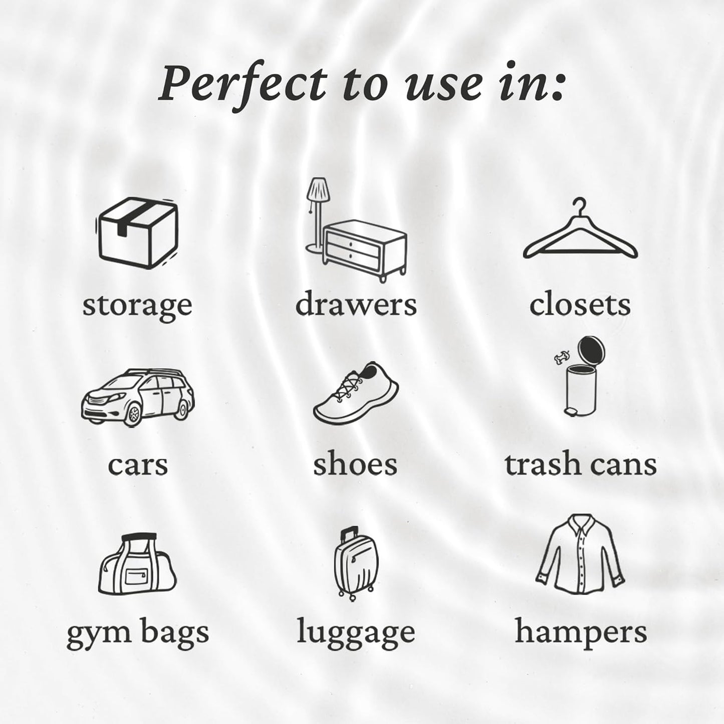 Fresh Wave Odor Eliminating & Deodorizing Packs, Bag of 6 - Safer Odor Relief for Small Spaces, Natural Plant-Based Odor Eliminator, Odor Absorbers for Home