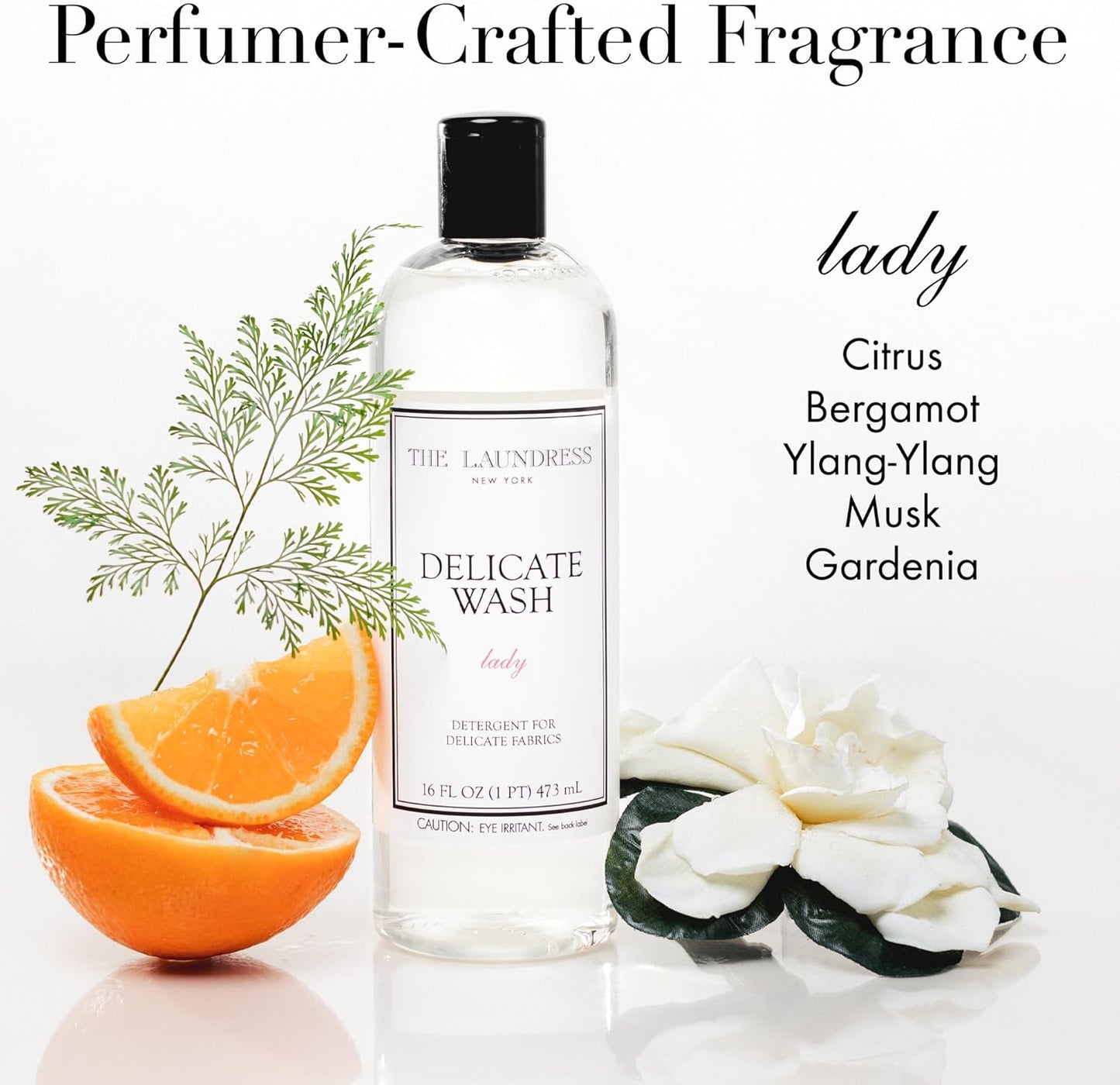 The Laundress Delicate Wash, Double Concentrated, Lady Scent, Detergent Delicate, Lingerie & Silk Detergent, Lingerie Wash, 16 Fl Oz