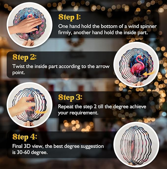 Shih Tzu Yard and Garden Wind Spinner, Unique 3D Hanging Shih Tzu Wind Spinner (Blue)