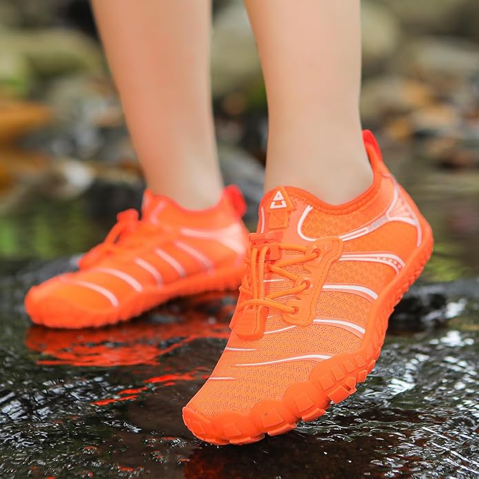 UBFEN Water Shoes for Kids Boys Girls Aqua Socks Barefoot Beach Sports Swim Pool Quick Dry Lightweight Toddler Little Big Kid