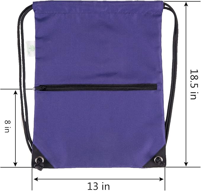 HOLYLUCK Drawstring Backpack Bag Sport Gym Sackpack