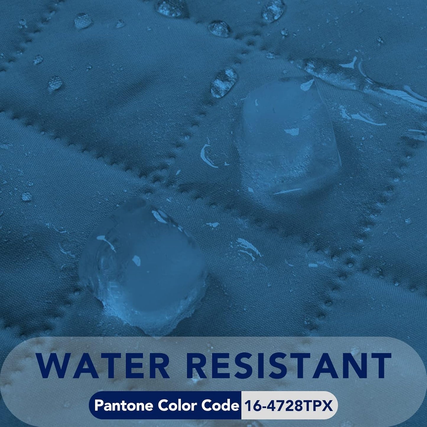 PureFit Reversible Quilted Sofa Cover, Water Resistant Slipcover Furniture Protector, Washable Couch Cover with Non Slip and Elastic Straps for Kids, Pets (Sofa, Peacock Blue/Beige)