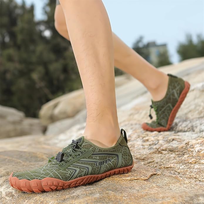 UBFEN Water Shoes Aqua Swim Shoes Mens Womens Beach Sports Quick Dry Barefoot for Boating Fishing Diving Surfing