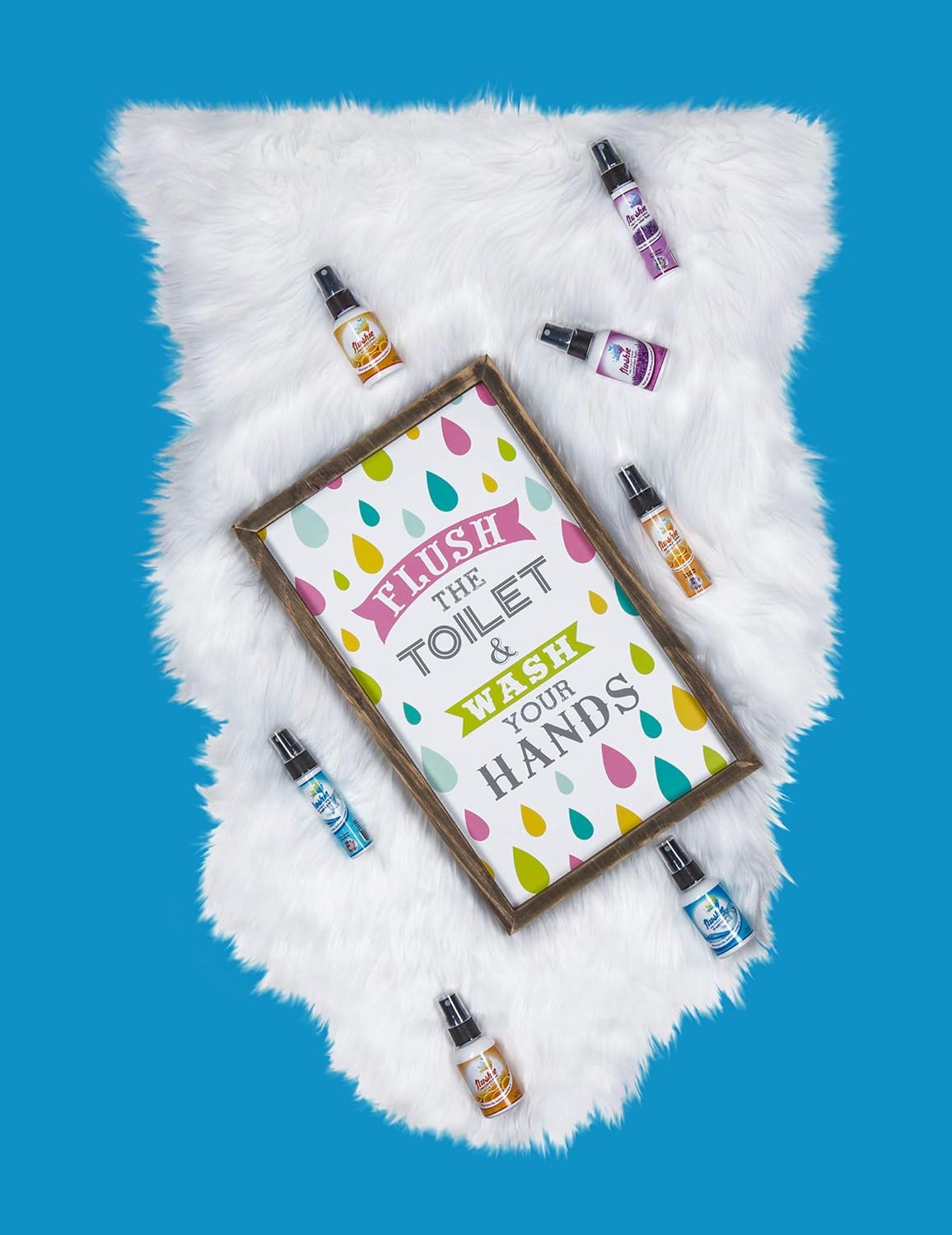 Flushie Pre-Toilet Spray for Travel - Toilet Deodorizer & Poop Odor Eliminator