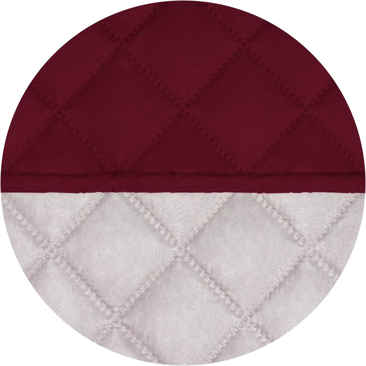 PureFit Reversible Quilted Sofa Cover, Water Resistant Slipcover Furniture Protector, Washable Couch Cover with Non Slip and Elastic Straps for Kids, Pets (Sofa, Red/Ivory)