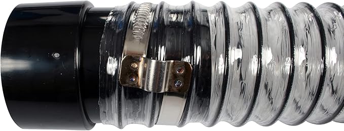 Cen-Tec Systems 2 Inch x 10 Ft. Urethane Dust Collection and Ducting Hose