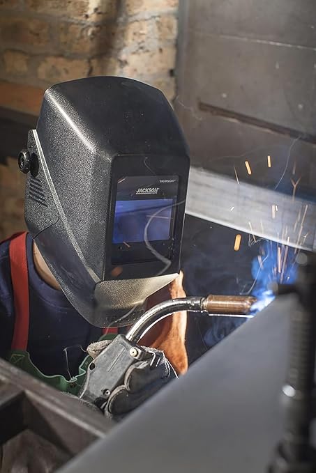 Jackson Safety Insight ADF Welding Helmet - Ultra Lightweight, Auto Darkening Welding Hood with HSL Narrow Shell Design for Confined Spaces - ANSI Z87.1 & CSA Z94.3