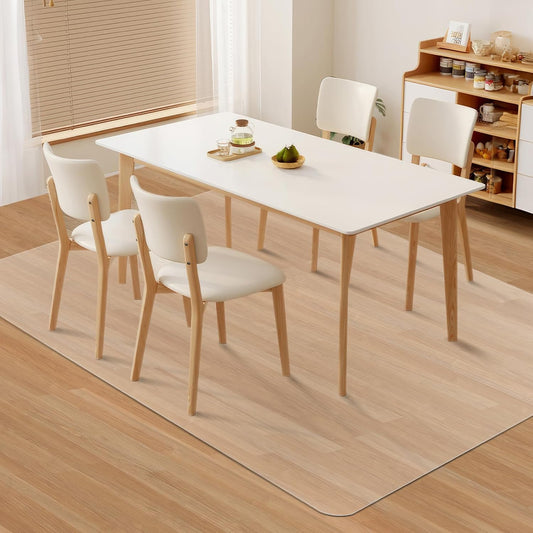 Kuyal Clear Chair Mat, Hard Floor Use, 4.75'×7' Transparent Office Home Floor Protector mat Chairmats (57" X 84" Rectangle)
