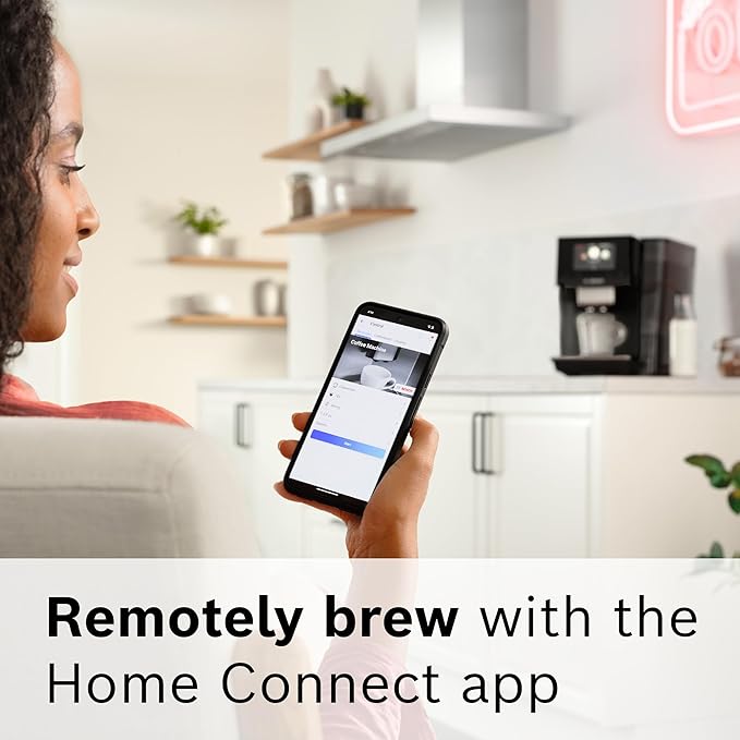 Bosch 800 Series Fully Automatic Espresso and Coffee Machine – 36 Drinks with Coffee World, Cold Brew, Double Cup, Milk Hose, Glass Milk Container, in Metallic Silver TPU60501