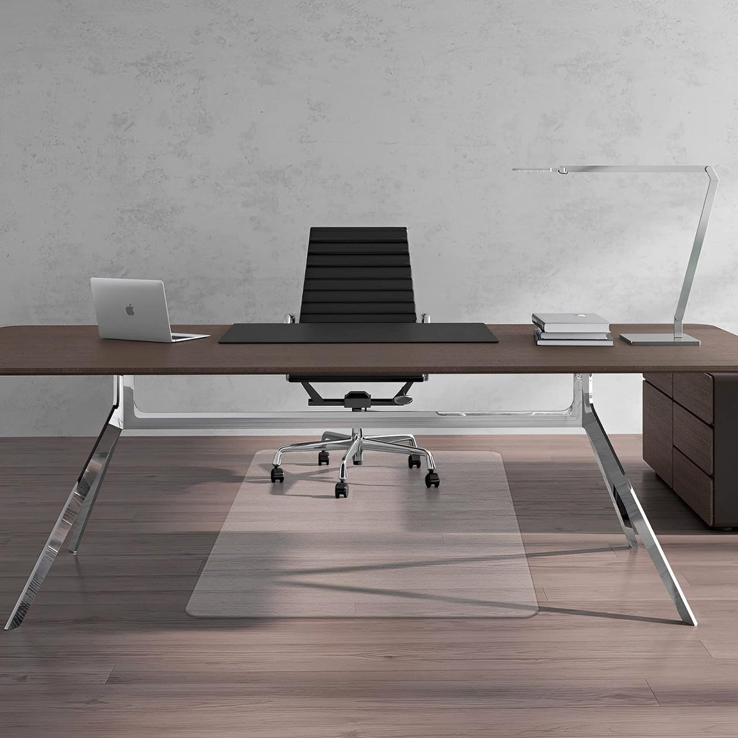 FuturHydro Chair Mat for Hardwood Floor, 30" x 48" Clear Anti-Slip Computer Desk Chair Floor Mat, Easy Glide, Transparent Mats for Office, Home and Gaming Floors (Rectangle)