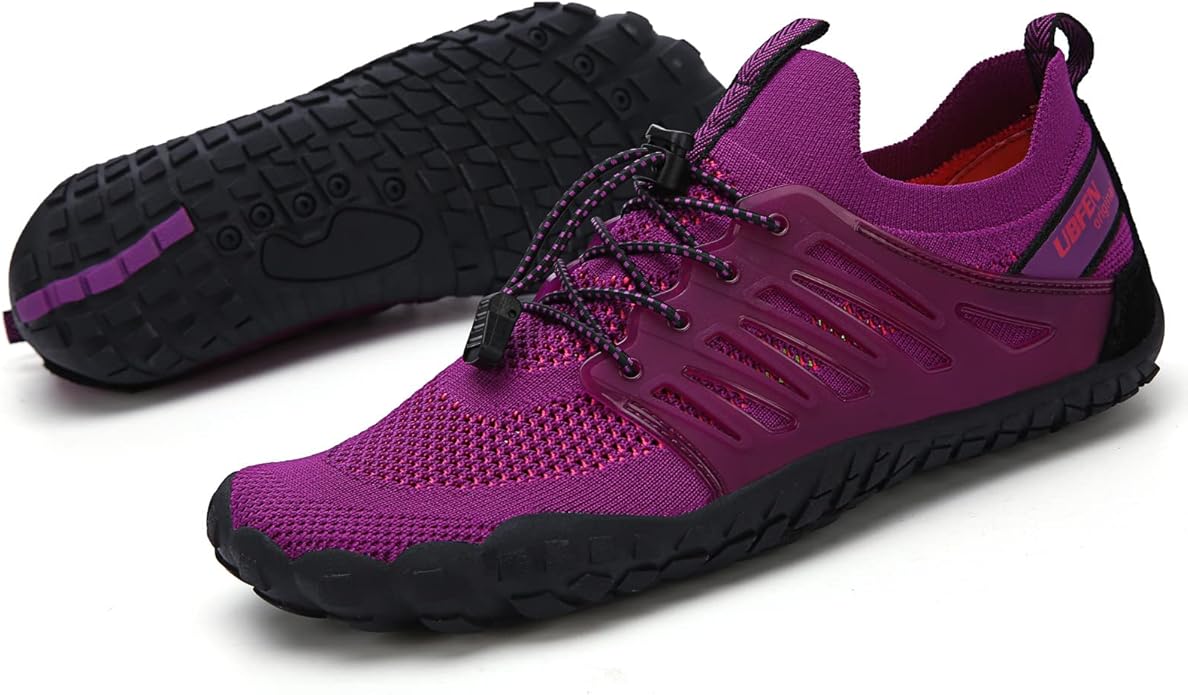 UBFEN Water Shoes Aqua Swim Shoes Mens Womens Beach Sports Quick Dry Barefoot for Boating Fishing Diving Surfing