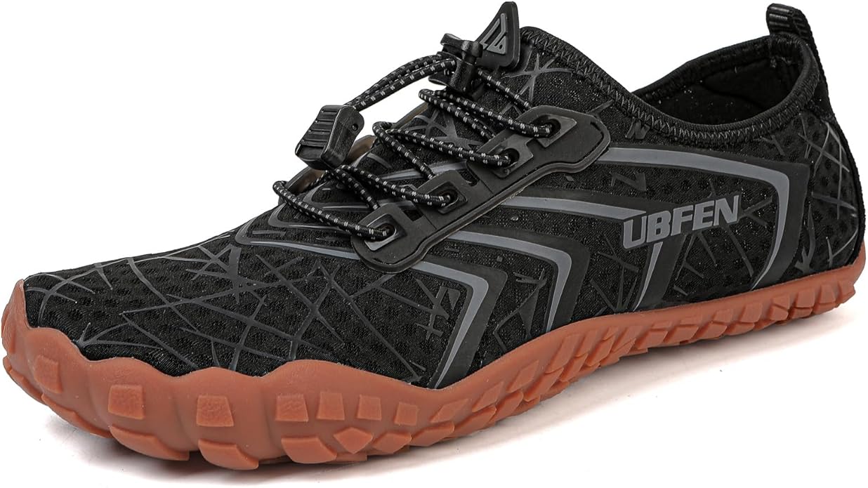 UBFEN Water Shoes Aqua Swim Shoes Mens Womens Beach Sports Quick Dry Barefoot for Boating Fishing Diving Surfing