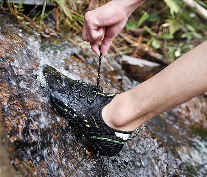 UBFEN Water Shoes Aqua Swim Shoes Mens Womens Beach Sports Quick Dry Barefoot for Boating Fishing Diving Surfing