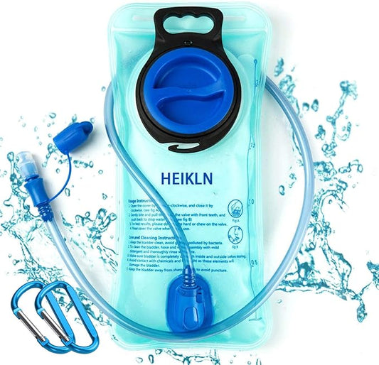 Hydration Bladder 2L-3L,Leak Proof Water Reservoir, BPA Free Military Water Storage Bladder Bag Hydration Pack Replacement Easy Clean for Bicycling Hiking Camping Hunting Running