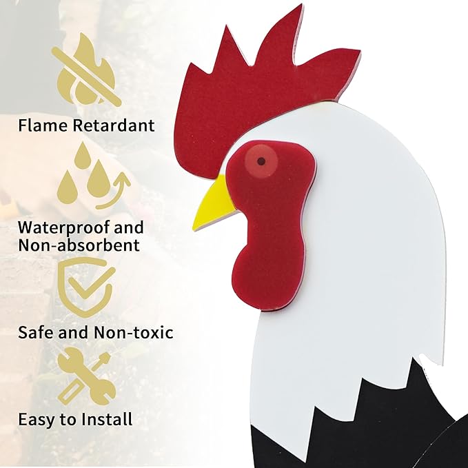 Rooster Planter, Pet Shape Garden Pots Plant Pots for Indoor/Outdoor Gardens Decoration, Cute, Surprise Gifts/Souvenirs for Pet Lovers