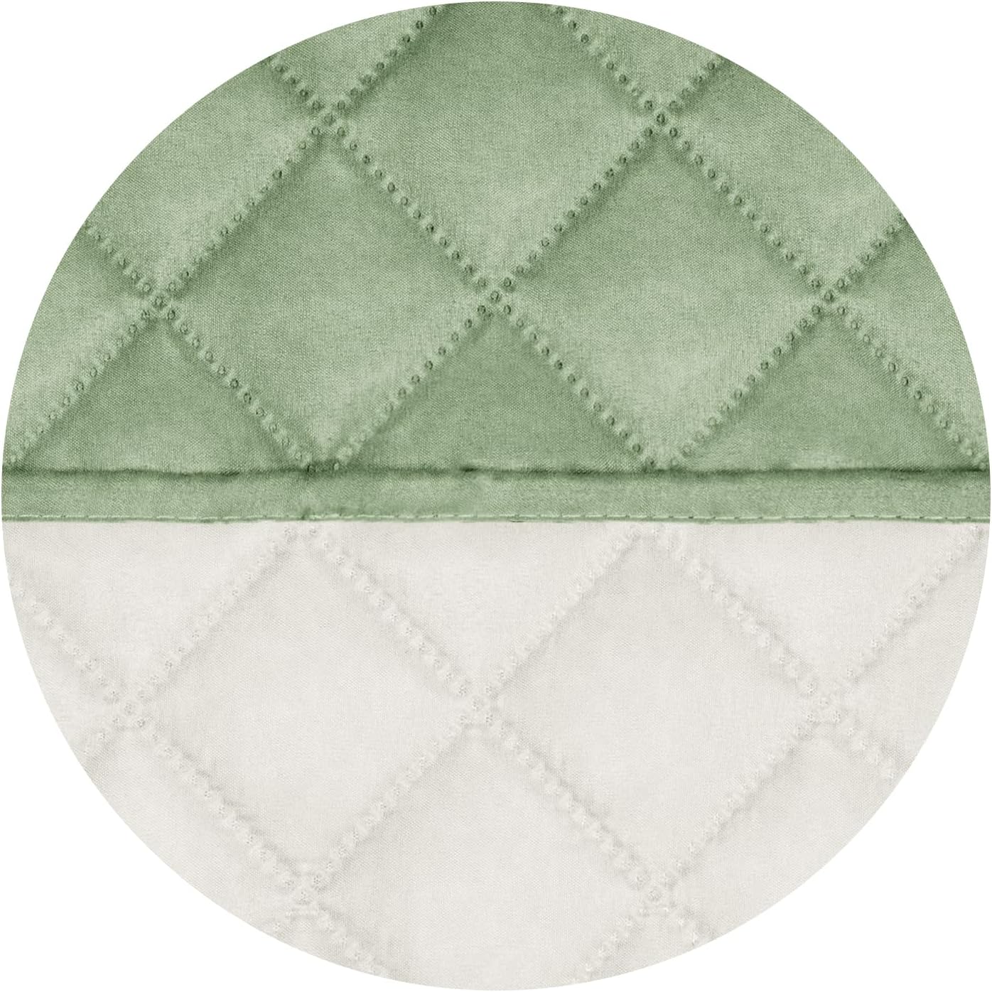 PureFit Reversible Quilted Sofa Cover, Water Resistant Slipcover Furniture Protector, Washable Couch Cover with Non Slip and Elastic Straps for Kids, Dogs, Pets (Sofa, Sage Green/Ivory)