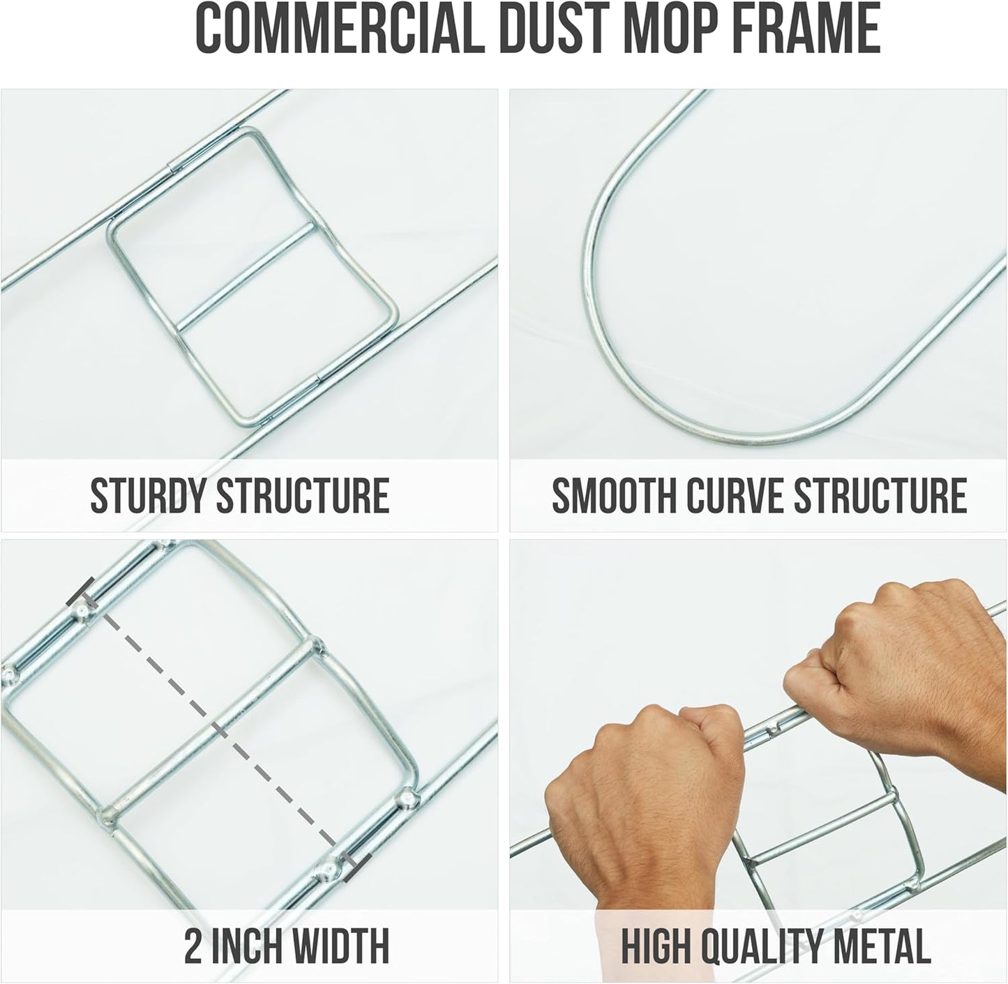 Kleen Handler 36 Inch Commercial Dust Mop Frame (6 Pack)